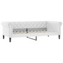 Weißes Schlafsofa aus Kunstleder, 90 x 200 cm von vidaXL, Betten und Lattenroste - Ref: Foro24-354227, Preis: 234,21 €, Rabat...