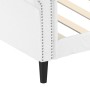 Sofá cama cuero sintético blanco 90x200 cm de vidaXL, Camas y somieres - Ref: Foro24-354227, Precio: 234,21 €, Descuento: %