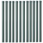 Postes de cerca 12 pcs Verde 90 cm