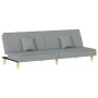 Sofá cama tela gris claro by vidaXL, Sofas - Ref: Foro24-351900, Price: 243,98 €, Discount: %