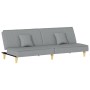 Sofá cama tela gris claro von vidaXL, Sofas - Ref: Foro24-351900, Preis: 253,02 €, Rabatt: %
