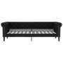 Black synthetic leather sofa bed 80x200 cm by vidaXL, Beds and slatted bases - Ref: Foro24-354222, Price: 208,65 €, Discount: %