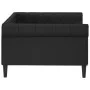 Schwarzes Schlafsofa aus Kunstleder, 100 x 200 cm von vidaXL, Betten und Lattenroste - Ref: Foro24-354230, Preis: 234,11 €, R...