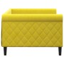 Sofá cama terciopelo amarillo 90x200 cm de vidaXL, Camas y somieres - Ref: Foro24-354249, Precio: 184,65 €, Descuento: %