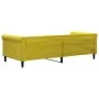 Sofá cama terciopelo amarillo 90x200 cm de vidaXL, Camas y somieres - Ref: Foro24-354249, Precio: 181,88 €, Descuento: %