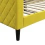Sofá cama terciopelo amarillo 90x200 cm de vidaXL, Camas y somieres - Ref: Foro24-354249, Precio: 181,88 €, Descuento: %