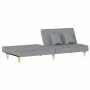 Sofá cama tela gris claro by vidaXL, Sofas - Ref: Foro24-351900, Price: 243,98 €, Discount: %