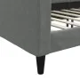 Dark gray fabric sofa bed 100x200 cm by vidaXL, Beds and slatted bases - Ref: Foro24-354039, Price: 193,59 €, Discount: %
