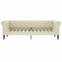 Cremefarbenes Schlafsofa aus Kunstleder, 90 x 200 cm von vidaXL, Betten und Lattenroste - Ref: Foro24-354228, Preis: 217,10 €...