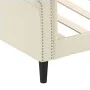 Cream synthetic leather sofa bed 90x200 cm by vidaXL, Beds and slatted bases - Ref: Foro24-354228, Price: 212,68 €, Discount: %