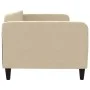 Cream fabric sofa bed 90x200 cm by vidaXL, Beds and slatted bases - Ref: Foro24-354037, Price: 182,63 €, Discount: %