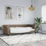 Sofá cama cuero sintético color capuchino 90x200 cm de vidaXL, Camas y somieres - Ref: Foro24-354229, Precio: 215,15 €, Descu...