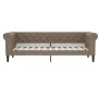 Sofá cama cuero sintético color capuchino 90x200 cm de vidaXL, Camas y somieres - Ref: Foro24-354229, Precio: 215,15 €, Descu...