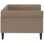 Sofá cama cuero sintético color capuchino 90x200 cm de vidaXL, Camas y somieres - Ref: Foro24-354229, Precio: 215,15 €, Descu...