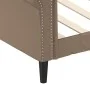 Sofá cama cuero sintético color capuchino 90x200 cm de vidaXL, Camas y somieres - Ref: Foro24-354229, Precio: 215,15 €, Descu...