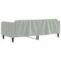 Light gray velvet sofa bed 100x200 cm by vidaXL, Beds and slatted bases - Ref: Foro24-354093, Price: 196,13 €, Discount: %