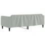 Sofá cama terciopelo gris claro 100x200 cm de vidaXL, Camas y somieres - Ref: Foro24-354093, Precio: 193,24 €, Descuento: %