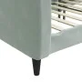 Sofá cama terciopelo gris claro 100x200 cm de vidaXL, Camas y somieres - Ref: Foro24-354093, Precio: 193,24 €, Descuento: %