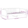 Light gray velvet sofa bed 100x200 cm by vidaXL, Beds and slatted bases - Ref: Foro24-354093, Price: 196,13 €, Discount: %