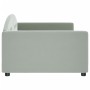 Sofá cama terciopelo gris claro 100x200 cm de vidaXL, Camas y somieres - Ref: Foro24-354143, Precio: 197,58 €