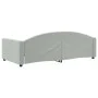 Hellgraues Samtschlafsofa 100x200 cm von vidaXL, Betten und Lattenroste - Ref: Foro24-354143, Preis: 194,75 €, Rabatt: %