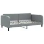Sofá cama tela gris claro 100x200 cm de vidaXL, Camas y somieres - Ref: Foro24-354038, Precio: 194,53 €, Descuento: %