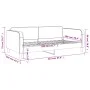 Light gray fabric sofa bed 100x200 cm by vidaXL, Beds and slatted bases - Ref: Foro24-354038, Price: 194,53 €, Discount: %
