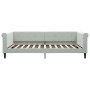 Hellgraues Samtschlafsofa 100x200 cm von vidaXL, Betten und Lattenroste - Ref: Foro24-354251, Preis: 198,08 €, Rabatt: %