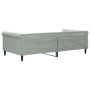 Sofá cama terciopelo gris claro 100x200 cm de vidaXL, Camas y somieres - Ref: Foro24-354251, Precio: 202,61 €