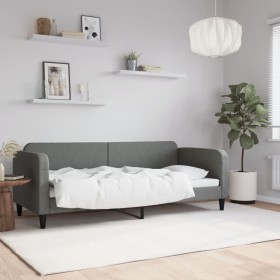 Dark gray fabric sofa bed 80x200 cm by vidaXL, Beds and slatted bases - Ref: Foro24-354029, Price: 184,60 €, Discount: %