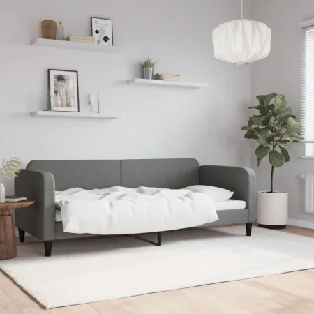 Dark gray fabric sofa bed 80x200 cm by vidaXL, Beds and slatted bases - Ref: Foro24-354029, Price: 182,60 €, Discount: %