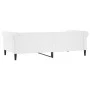 Sofá cama cuero sintético blanco 100x200 cm de vidaXL, Camas y somieres - Ref: Foro24-354231, Precio: 222,85 €, Descuento: %