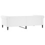 Weißes Schlafsofa aus Kunstleder, 100 x 200 cm von vidaXL, Betten und Lattenroste - Ref: Foro24-354231, Preis: 226,16 €, Raba...