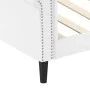 Sofá cama cuero sintético blanco 100x200 cm de vidaXL, Camas y somieres - Ref: Foro24-354231, Precio: 222,85 €, Descuento: %