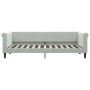 Hellgraues Samtschlafsofa 80x200 cm von vidaXL, Betten und Lattenroste - Ref: Foro24-354237, Preis: 188,76 €, Rabatt: %