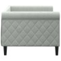 Hellgraues Samtschlafsofa 80x200 cm von vidaXL, Betten und Lattenroste - Ref: Foro24-354237, Preis: 188,76 €, Rabatt: %
