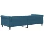 Sofá cama terciopelo azul 90x200 cm de vidaXL, Camas y somieres - Ref: Foro24-354243, Precio: 186,41 €, Descuento: %