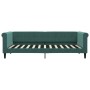 Dunkelgrünes Samtschlafsofa 90x200 cm von vidaXL, Betten und Lattenroste - Ref: Foro24-354246, Preis: 190,30 €, Rabatt: %
