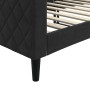 Sofá cama terciopelo negro 80x200 cm de vidaXL, Camas y somieres - Ref: Foro24-354241, Precio: 185,02 €, Descuento: %