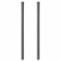 Postes de cerca 2 pcs Gris 100 cm