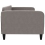 Taupe gray fabric sofa bed 90x200 cm by vidaXL, Beds and slatted bases - Ref: Foro24-354036, Price: 186,65 €, Discount: %