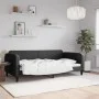 Schlafsofa aus schwarzem Stoff, 100 x 200 cm von vidaXL, Betten und Lattenroste - Ref: Foro24-354040, Preis: 192,49 €, Rabatt: %