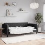 Sofá cama tela negro 100x200 cm de vidaXL, Camas y somieres - Ref: Foro24-354040, Precio: 197,35 €, Descuento: %