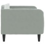 Sofá cama terciopelo gris claro 80x200 cm de vidaXL, Camas y somieres - Ref: Foro24-354079, Precio: 186,73 €, Descuento: %