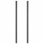 Postes de cerca 2 pcs Gris 120 cm