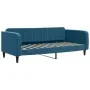 Sofá cama terciopelo azul 90x200 cm de vidaXL, Camas y somieres - Ref: Foro24-354085, Precio: 183,51 €, Descuento: %