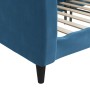 Blaues Samtschlafsofa 90x200 cm von vidaXL, Betten und Lattenroste - Ref: Foro24-354085, Preis: 186,26 €, Rabatt: %