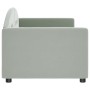 Sofá cama terciopelo gris claro 80x200 cm de vidaXL, Camas y somieres - Ref: Foro24-354129, Precio: 184,90 €, Descuento: %