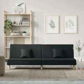 Black fabric sofa bed by vidaXL, Sofas - Ref: Foro24-351902, Price: 252,56 €, Discount: %