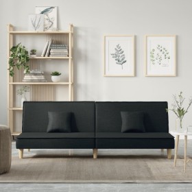 Sofá cama de tela negro de vidaXL, Sofás - Ref: Foro24-351902, Precio: 257,02 €, Descuento: %